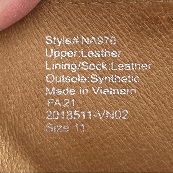 Madewell Alyce Brown Chestnut Leather Front Zipper Heeled Boots Size 11 - Picture 9 of 15